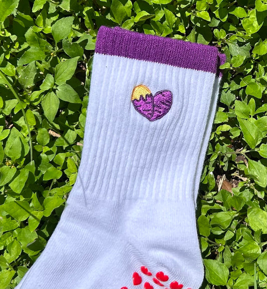 goguma (sweet potato) grip socks