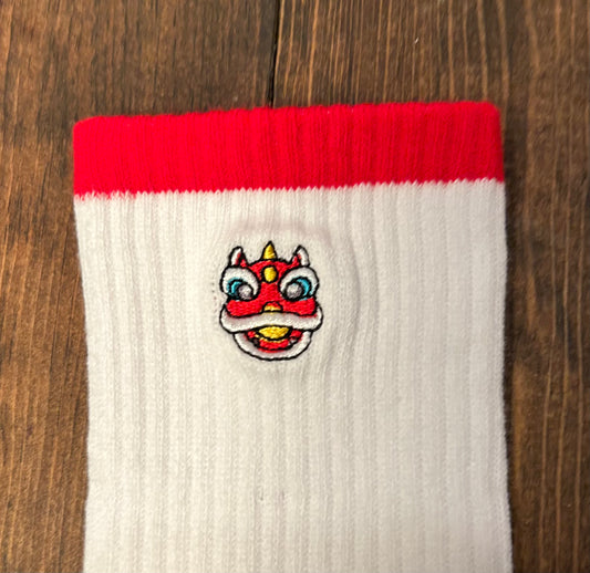 lion dance grip socks