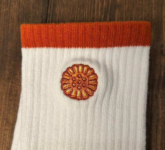 yakgwa (Korean honey cookie) grip socks