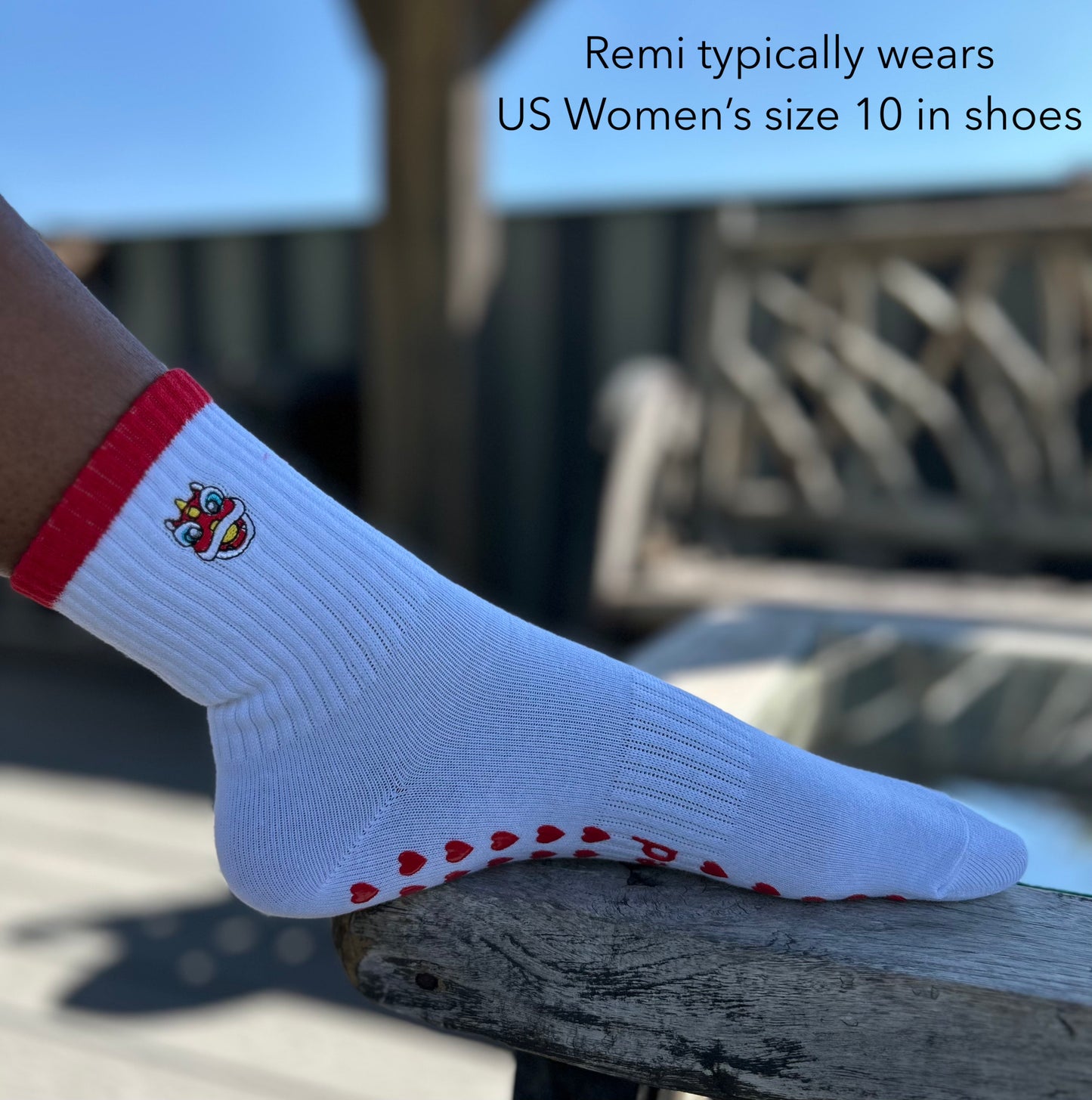 lion dance grip socks