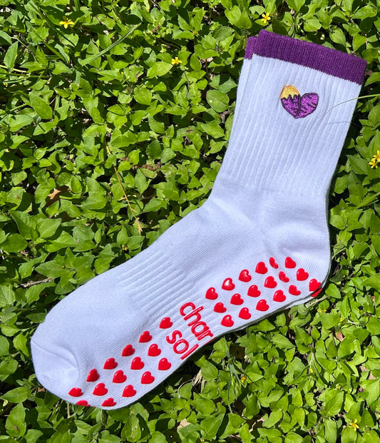 goguma (sweet potato) grip socks