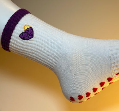 goguma (sweet potato) grip socks