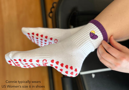 goguma (sweet potato) grip socks