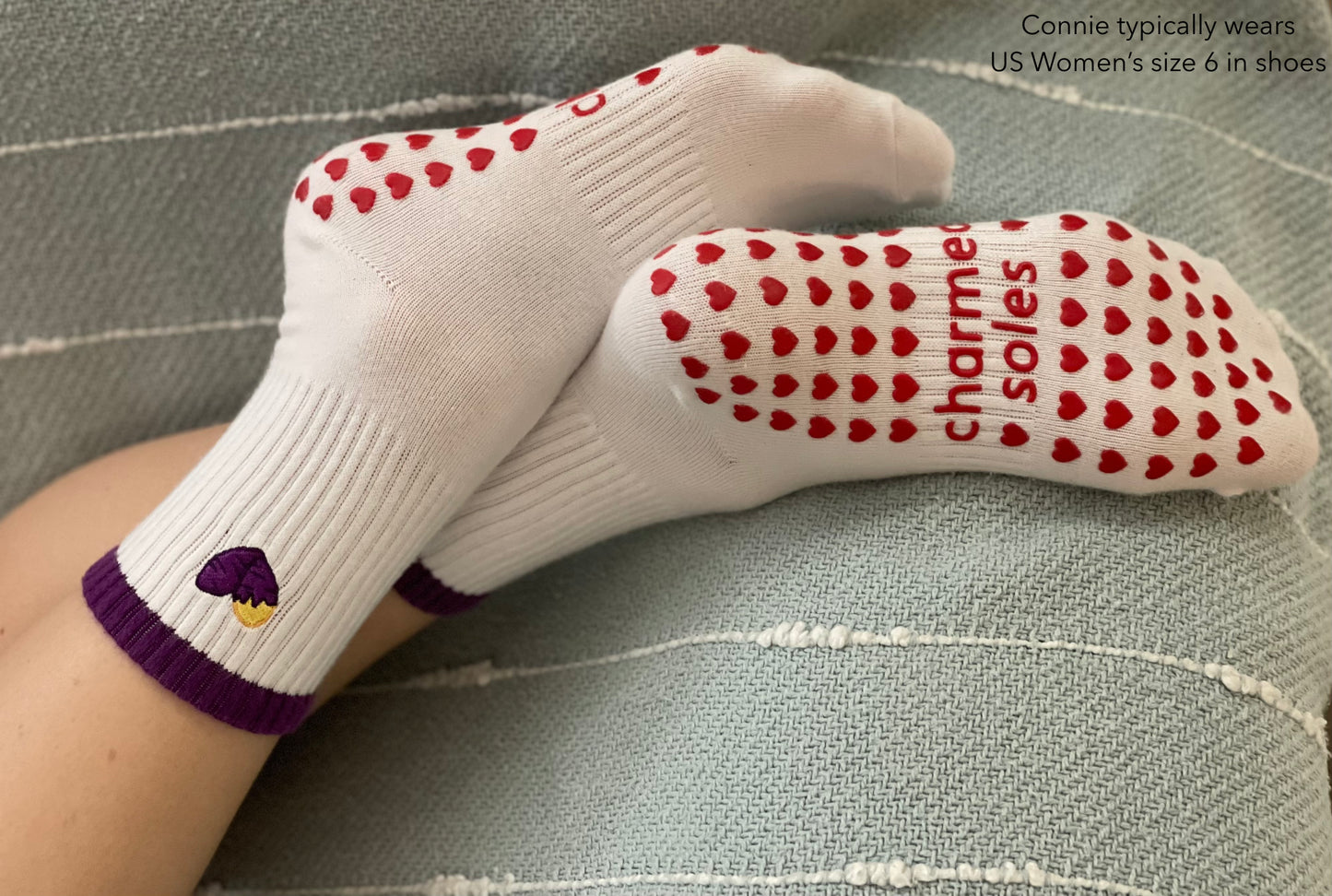 goguma (sweet potato) grip socks